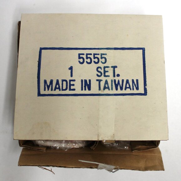 Vintage HOMCO #5555 Set of 4 Christmas Village Building Ornaments - Original Box - Picture 2 of 10